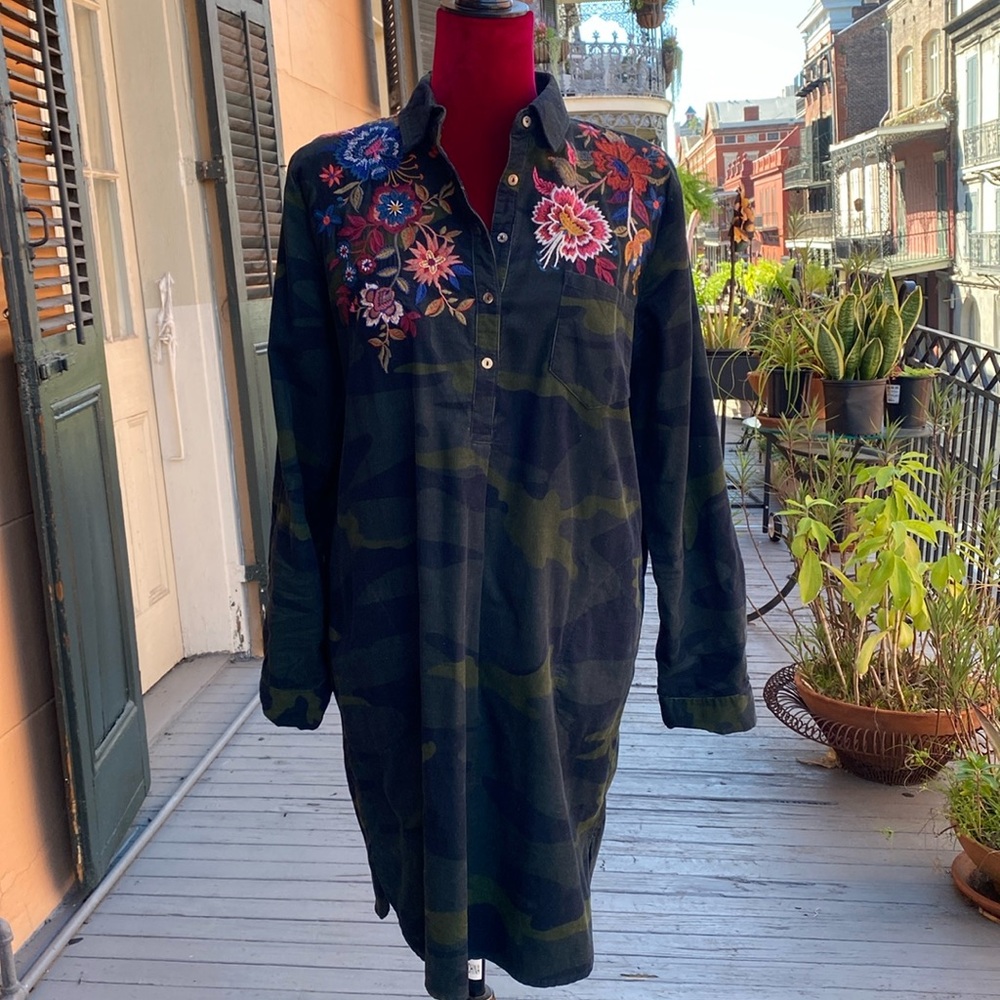 JOHNNY WAS corduroy dress